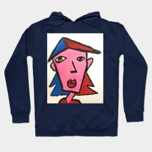 PInk Face Garbage Lady Hoodie